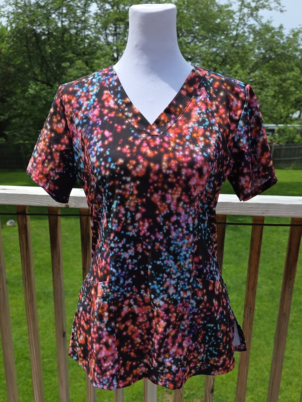 Barco One Polyester Scrub Top XS